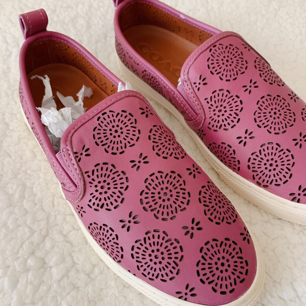 Coach | Primrose Cut Out Tea Rose Slip On Sneakers